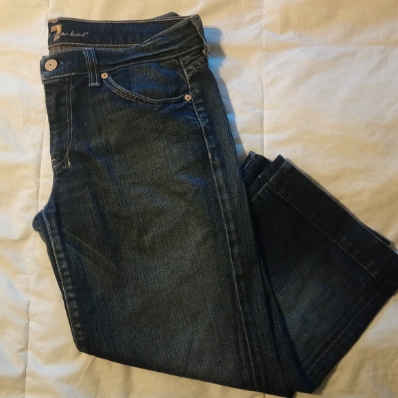 7 For All Mankind Denim - 7 For All Mankind Dojo Crop Jeans